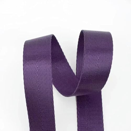 LOUKEKE 10 m (20–50 mm) Nylon-Gurtband dekorative Bänder für Taschengurte Bekleidungsbesätze Zopfband DIY-Nähzubehör von LOUKEKE