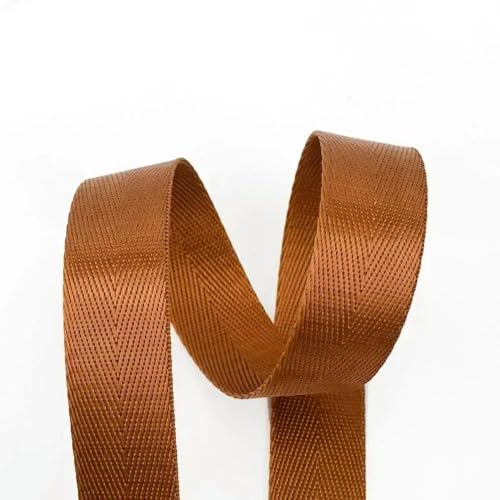 LOUKEKE 10 m (20–50 mm) Nylon-Gurtband dekorative Bänder für Taschengurte Bekleidungsbesätze Zopfband DIY-Nähzubehör von LOUKEKE