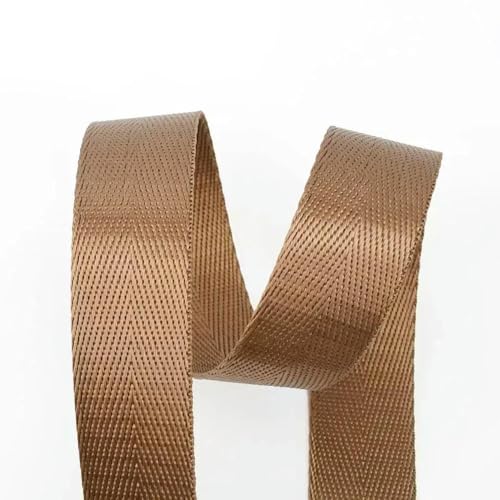 LOUKEKE 10 m (20–50 mm) Nylon-Gurtband dekorative Bänder für Taschengurte Bekleidungsbesätze Zopfband DIY-Nähzubehör von LOUKEKE