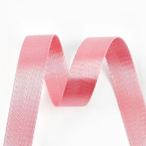 LOUKEKE 10 m (20–50 mm) Nylon-Gurtband dekorative Bänder für Taschengurte Bekleidungsbesätze Zopfband DIY-Nähzubehör von LOUKEKE