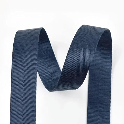 LOUKEKE 10 m (20–50 mm) Nylon-Gurtband dekorative Bänder für Taschengurte Bekleidungsbesätze Zopfband DIY-Nähzubehör von LOUKEKE