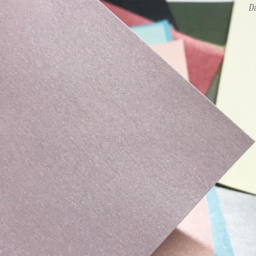 100 Blatt quadratisches Origami-Papier, 10 cm, 15 cm, glänzend, 1 Seite, farbiges Juwelen-Perlen-Schimmer-Metallic-Papier von LOUKEKE