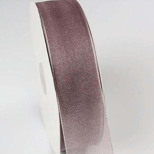 LOUKEKE 100 Yards/Rolle Ripsband-Satin für Hochzeits- Weihnachts- und Partydekorationen DIY-Bogen-Bastelbänder Kartenverpackungszubehör von LOUKEKE
