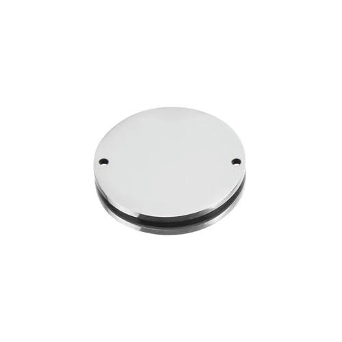 LOUKEKE 20 Stück (8–25 mm) Spiegelpolierter Edelstahl, runde, blanke Scheiben, Verbindungsanhänger für die Herstellung von Halsketten mit selbstgemachtem Schmuck von LOUKEKE