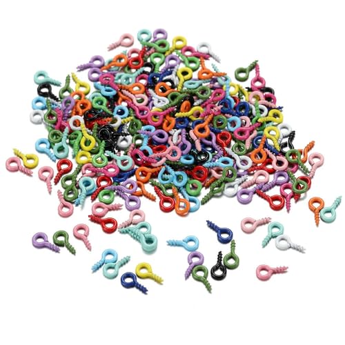 LOUKEKE 200 Teile/los 4 * 8mm Bunte Kleine Tiny Mini Eye Pins Nietstifte Haken Ösen Schraube Für DIY Schmuck Machen Lieferungen zubehör LOUKEKE 200 Teile/los 4 * 8mm Bunte Kleine Tiny Mini Eye Pins Nietstifte Haken Ösen Schraube Für DIY Schmuck Machen Lieferungen zubehör von LOUKEKE