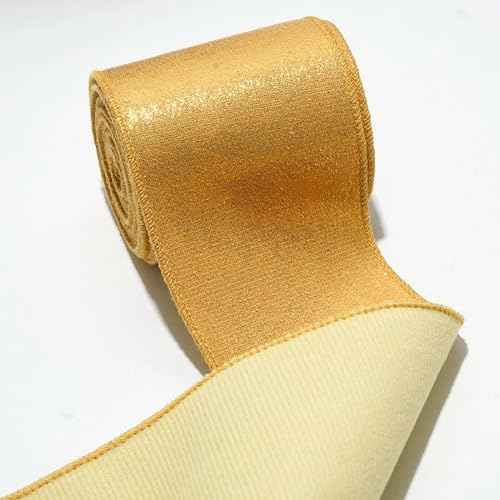 LOUKEKE 25 Yards DIY 75 mm Weiches metallisch glänzendes Band mit Schlosskante für Bastelbedarf Nähzubehör LOUKEKE 25 Yards DIY 75 mm Weiches metallisch glänzendes Band mit Schlosskante für Bastelbedarf Nähzubehör von LOUKEKE