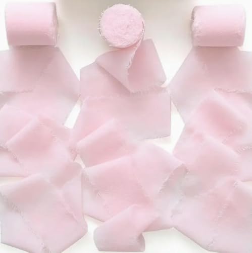 LOUKEKE 3 Rollen/Set 5 m Satinband mit ausgefransten Kanten handgefertigt Chiffon-Seidenband für Hochzeitseinladungen Blumensträuße Geburtstagsfeiern DIY-Dekoration LOUKEKE 3 Rollen/Set 5 m Satinband mit ausgefransten Kanten handgefertigt Chiffon-Seidenband für Hochzeitseinladungen Blumensträuße Geburtstagsfeiern DIY-Dekoration von LOUKEKE