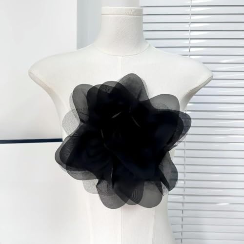 LOUKEKE 5 STK 27 cm Plissee Mesh Große Blume Handgemachte Applikation für Kleidung und Brosche Dekorative Accessoires LOUKEKE 5 STK 27 cm Plissee Mesh Große Blume Handgemachte Applikation für Kleidung und Brosche Dekorative Accessoires von LOUKEKE