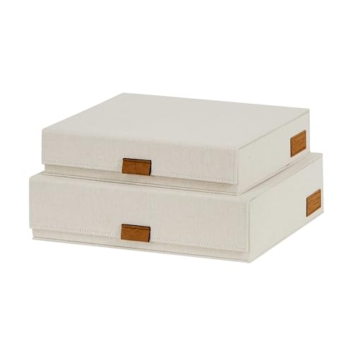 LOVE IT STORE IT Premium 2 Stück Aufbewahrungsboxen mit Deckel - Dokumentenbox - A4 - Leinen Stoff - Magnetischer Verschluss- Klappdeckel - beige- 28x23x6 cm & 31x25x8 cm LOVE IT STORE IT Premium 2 Stück Aufbewahrungsboxen mit Deckel - Dokumentenbox - A4 - Leinen Stoff - Magnetischer Verschluss- Klappdeckel - beige- 28x23x6 cm & 31x25x8 cm von LOVE IT STORE IT