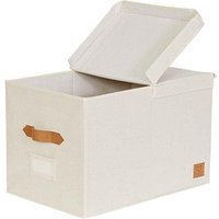 LOVE !T STORE !T Premium Aufbewahrungsbox 52,8 l beige 50,0 x 33,0 x 32,0 cm von LOVE !T STORE !T