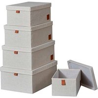 LOVE !T STORE !T Premium Aufbewahrungsboxen-Set beige von LOVE !T STORE !T