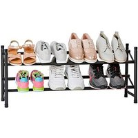 LOVE !T STORE !T Teleskop-Schuhregal LOFT schwarz 62,0 - 116,0 x 23,0 x 36,0 cm, 1 St. von LOVE !T STORE !T
