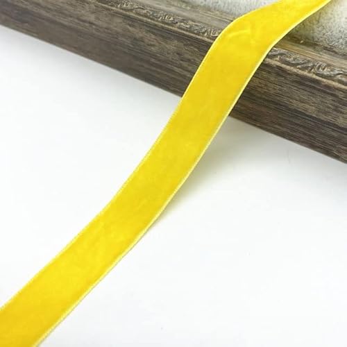 6–38 mm Samtband, Hochzeit, Party, Dekoration, handgefertigt, Geschenkverpackung, Haarschleife, DIY Weihnachtsband, 28, Gelb, 15 mm, 5 Yards 6–38 mm Samtband, Hochzeit, Party, Dekoration, handgefertigt, Geschenkverpackung, Haarschleife, DIY Weihnachtsband, 28, Gelb, 15 mm, 5 Yards von LOVEAASAN