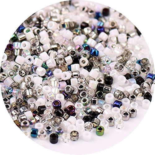 600 Stück 2 mm Miyuki Delica Perlen Japan Bronze Glasperlen Böhmen Stil Metallic Seedbeads für DIY Schmuckherstellung Armband Ohrring-Mix Schwarz Weiß, 2 mm 600 Stück 600 Stück 2 mm Miyuki Delica Perlen Japan Bronze Glasperlen Böhmen Stil Metallic Seedbeads für DIY Schmuckherstellung Armband Ohrring-Mix Schwarz Weiß, 2 mm 600 Stück von LOVEAASAN