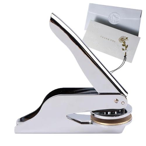 Buchstempelpräger, Papierprägung, persönlicher Buchpräger aus Metall, Handpräge-Stempel für Bücherumschläge, Servietten, Siegelstempel für die Buchstempelpräger, Papierprägung, persönlicher Buchpräger aus Metall, Handpräge-Stempel für Bücherumschläge, Servietten, Siegelstempel für die von LOVEMETOO