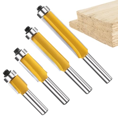 Fräsbohrer für die Holzbearbeitung, bündig geschnittener Fräsfräser, Fräswerkzeuge für Fräsbohrer mit bündiger Beschichtung. Gelbes Hartmetall-Fräswerkzeug Fräsbohrer für die Holzbearbeitung, bündig geschnittener Fräsfräser, Fräswerkzeuge für Fräsbohrer mit bündiger Beschichtung. Gelbes Hartmetall-Fräswerkzeug von LOVEMETOO