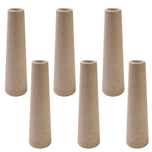 Garnrollenkegel, Garnkugelkegel, dicker Wollgarn, 6 Stück, Garnkugel, Garnroller, Garnkegel zum Wickeln von Wolle, Tub-Roller Garnrollenkegel, Garnkugelkegel, dicker Wollgarn, 6 Stück, Garnkugel, Garnroller, Garnkegel zum Wickeln von Wolle, Tub-Roller von LOVEMETOO