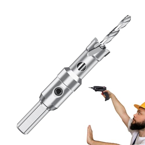 Lochsäge Edelstahl Lochsäge Hartmetall Lochsäge Robuste Spitze Lochsäge für Metall | Hartmetall-Lochsägenbohrer Metall-Lochsäge von LOVEMETOO