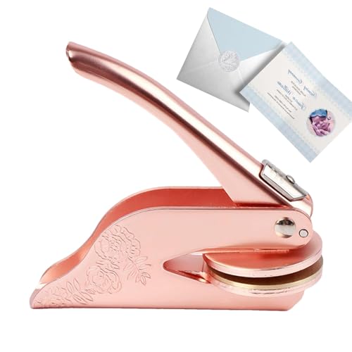 Papierprägung, Stempel aus Papier, persönlicher Buchprägestempel aus Metall, Siegel für Buchliebhaber, Handpräge-Stempel für Bibliotheksbücher, Umschläge, Servietten von LOVEMETOO