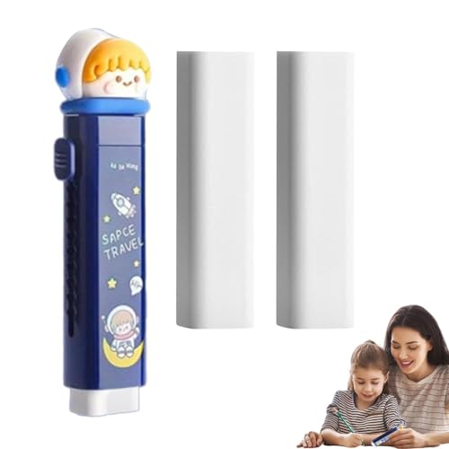 Push Pull-Radiergummi, Bleistiftradierer für niedliche, einziehbare Radiergummis für | Schulanfangsbedarf mit Tasche und Nachfüllpackung, -Radiergummi, Push-Pull-Reinigung für Push Pull-Radiergummi, Bleistiftradierer für niedliche, einziehbare Radiergummis für | Schulanfangsbedarf mit Tasche und Nachfüllpackung, -Radiergummi, Push-Pull-Reinigung für von LOVEMETOO