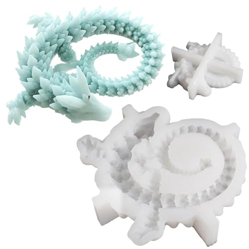 Resin Drachenform,Drachenharzform | Drachen-Gipsform,Drachen-3D-Epoxidharz-Silikonformen für Fondant, Zuckerhandwerk, Kuchendekoration, Ton, Gips Resin Drachenform,Drachenharzform | Drachen-Gipsform,Drachen-3D-Epoxidharz-Silikonformen für Fondant, Zuckerhandwerk, Kuchendekoration, Ton, Gips von LOVEMETOO
