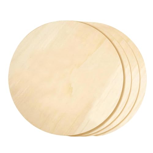 Runde Holzscheiben, Blanko-Scheiben aus Naturholz | Kreise aus Naturholz | Zeichenbrett mit natürlichen Scheiben, einfarbig, für die Dekoration des Hauses Runde Holzscheiben, Blanko-Scheiben aus Naturholz | Kreise aus Naturholz | Zeichenbrett mit natürlichen Scheiben, einfarbig, für die Dekoration des Hauses von LOVEMETOO