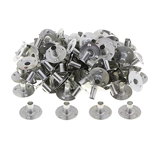LOVIVER 100 Metall Kerze Docht Sustainer Tabs Basis für Kerzenherstellung, Silber, 20x4mm LOVIVER 100 Metall Kerze Docht Sustainer Tabs Basis für Kerzenherstellung, Silber, 20x4mm von LOVIVER