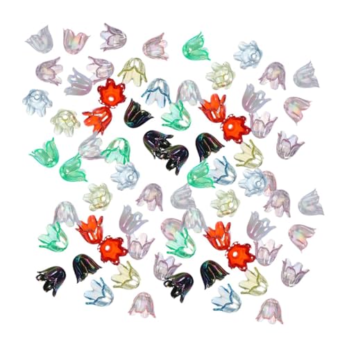 LOVIVER 100 x Blumenperlen, Blumenperlen, Armband, Halskette, Dekorationen, Ornament, Blumenperlen, Charms, DIY-Schmuckherstellung, Abstandsperlen, Bunt LOVIVER 100 x Blumenperlen, Blumenperlen, Armband, Halskette, Dekorationen, Ornament, Blumenperlen, Charms, DIY-Schmuckherstellung, Abstandsperlen, Bunt von LOVIVER