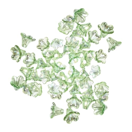 LOVIVER 100 x Blumenperlen, Blumenperlen, Armband, Halskette, Dekorationen, Ornament, Blumenperlen, Charms, DIY-Schmuckherstellung, Abstandsperlen, Hellgrün LOVIVER 100 x Blumenperlen, Blumenperlen, Armband, Halskette, Dekorationen, Ornament, Blumenperlen, Charms, DIY-Schmuckherstellung, Abstandsperlen, Hellgrün von LOVIVER