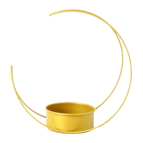 LOVIVER Blumenkorb-Ornament, Eisenkunst, Blumenständer, Tischdekoration für Schlafzimmer, Zuhause, Hochzeit, Esszimmer, Party, Mond LOVIVER Blumenkorb-Ornament, Eisenkunst, Blumenständer, Tischdekoration für Schlafzimmer, Zuhause, Hochzeit, Esszimmer, Party, Mond von LOVIVER