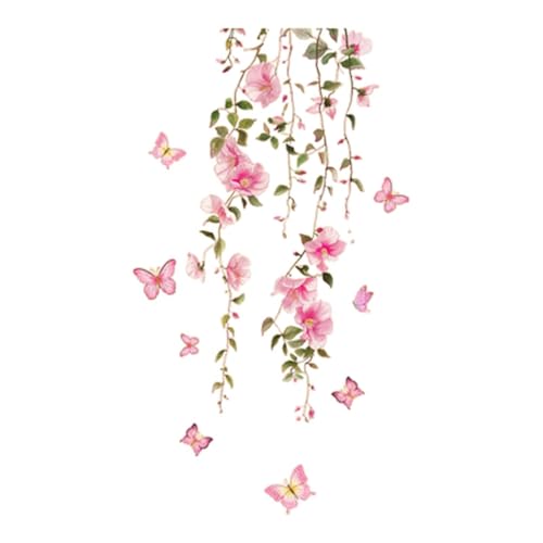 LOVIVER Blumenrebe Wandaufkleber dekorative Elegante romantische PVC -Dekoration DIY -Schale und für Badezimmer Schlafzimmer Kinderzimmer LOVIVER Blumenrebe Wandaufkleber dekorative Elegante romantische PVC -Dekoration DIY -Schale und für Badezimmer Schlafzimmer Kinderzimmer von LOVIVER