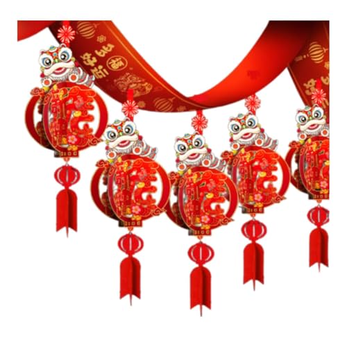 LOVIVER Chinesisches Neujahrsbanner, Frühlingsfest-Ornament, Jahr der Schlangengirlande für das Mondneujahr, Style A von LOVIVER