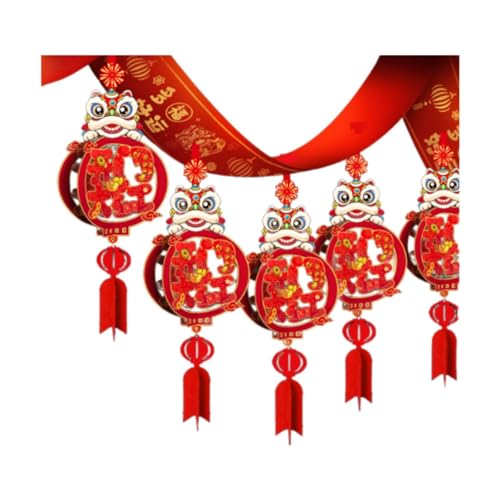 LOVIVER Chinesisches Neujahrsbanner, Frühlingsfest-Ornament, Jahr der Schlangengirlande für das Mondneujahr, Style B von LOVIVER