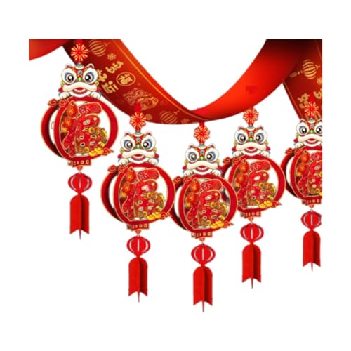 LOVIVER Chinesisches Neujahrsbanner, Frühlingsfest-Ornament, Jahr der Schlangengirlande für das Mondneujahr, Style C LOVIVER Chinesisches Neujahrsbanner, Frühlingsfest-Ornament, Jahr der Schlangengirlande für das Mondneujahr, Style C von LOVIVER