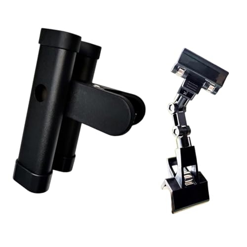 LOVIVER Eundebürstenclip Leichter schwarz rotatable Eilesel -Clip tragbarer Staffelei Pinselhalter Zubehör von LOVIVER