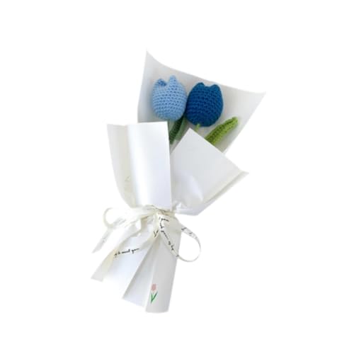 LOVIVER Häkelblumen Bouquet Künstliche Blumen Mehrzweck gewebter dekorativer gestrickter Blumenstrauß für Muttertag Valentines, Blau LOVIVER Häkelblumen Bouquet Künstliche Blumen Mehrzweck gewebter dekorativer gestrickter Blumenstrauß für Muttertag Valentines, Blau von LOVIVER