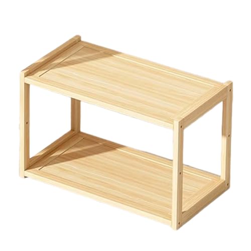 LOVIVER Holz-Lagerregal, Tischständer, Ausstellungsregal, stehendes Zubehör, Schreibtisch-Organizer, Halter für Büro, Wohnzimmer, Kommode, 2 Schichten LOVIVER Holz-Lagerregal, Tischständer, Ausstellungsregal, stehendes Zubehör, Schreibtisch-Organizer, Halter für Büro, Wohnzimmer, Kommode, 2 Schichten von LOVIVER