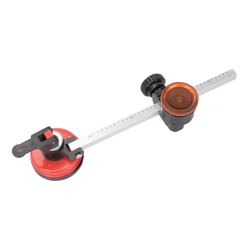LOVIVER Kreisförmiger Glasschneider, Glasschneidewerkzeug, 400 mm Kreisdurchmesser mit Saugnapf, Zirkeltyp für 2–10 mm flaches Glasmosaik, Rot LOVIVER Kreisförmiger Glasschneider, Glasschneidewerkzeug, 400 mm Kreisdurchmesser mit Saugnapf, Zirkeltyp für 2–10 mm flaches Glasmosaik, Rot von LOVIVER