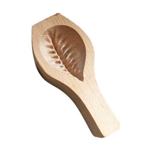 LOVIVER Mamoul-Form zum Herstellen von mit Datteln gefüllten Keksen, Holz-DIY-Mondkuchenstempel, Handpresse für das Mittherbstfest, Ostern, Weihnachten, Kleines Blatt LOVIVER Mamoul-Form zum Herstellen von mit Datteln gefüllten Keksen, Holz-DIY-Mondkuchenstempel, Handpresse für das Mittherbstfest, Ostern, Weihnachten, Kleines Blatt von LOVIVER