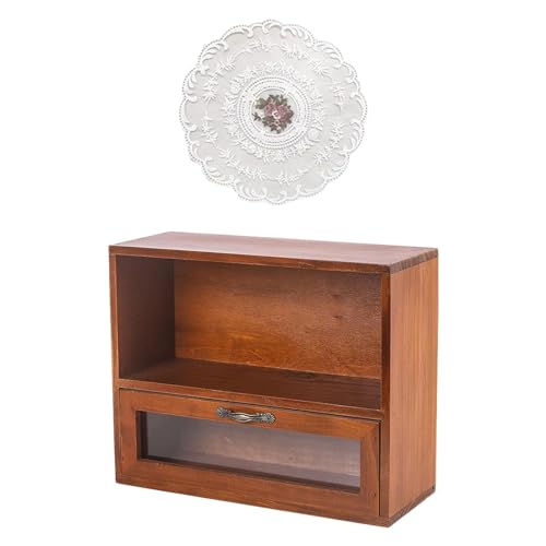 LOVIVER Retro-Aufbewahrungsschrank, Tassen, Vitrine, Holz, Vintage-Rack, Schreibtisch-Organizer, Schreibtisch-Behälter für Wohnzimmer, Kommode, Stil b LOVIVER Retro-Aufbewahrungsschrank, Tassen, Vitrine, Holz, Vintage-Rack, Schreibtisch-Organizer, Schreibtisch-Behälter für Wohnzimmer, Kommode, Stil b von LOVIVER