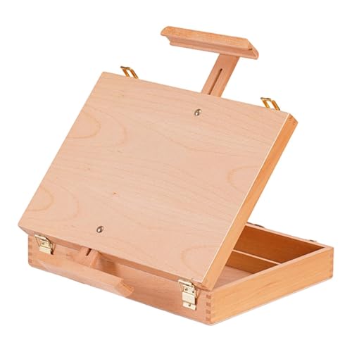 LOVIVER Tischstaffelei, Zeichenstaffelei, Kunstzubehör, Aufbewahrungsbox für Künstler, Malwerkzeugkasten für den Schreibtisch, erwachsene Studenten, Anfänger, LOVIVER Tischstaffelei, Zeichenstaffelei, Kunstzubehör, Aufbewahrungsbox für Künstler, Malwerkzeugkasten für den Schreibtisch, erwachsene Studenten, Anfänger, von LOVIVER