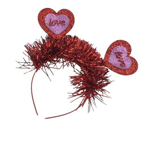 LOVIVER Valentinstag-Stirnband, Cosplay, Party, Kostüm, Urlaub, Haarschmuck für Frauen, Mädchen, Herzensliebe von LOVIVER