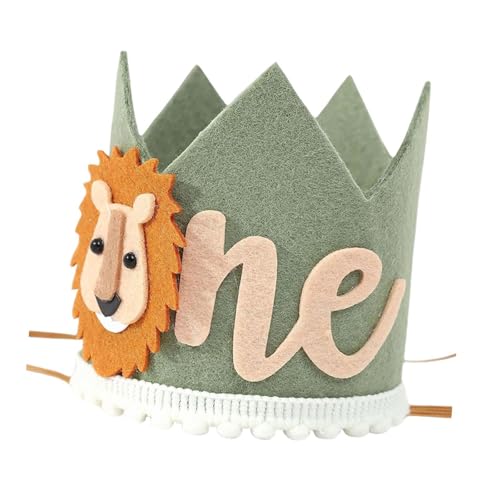LOVIVER Wilds Boy 1. Geburtstag Hut, 1. Abenteuer Einfache Krone Wilds Campingparty Crown Outfit, C LOVIVER Wilds Boy 1. Geburtstag Hut, 1. Abenteuer Einfache Krone Wilds Campingparty Crown Outfit, C von LOVIVER