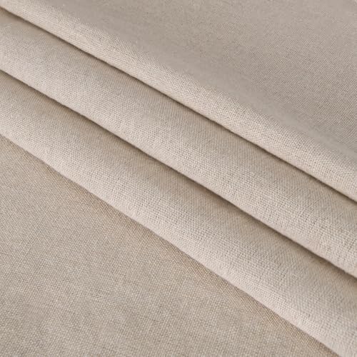 Musselin-Leinenstoff, Stickerei, Leinentuch, Handarbeitsstoff, Kleidung, Zubehör, Trägermaterial, Quilten, Nähen, Drapieren, 53,3 x 157,7 cm von LOVOUS