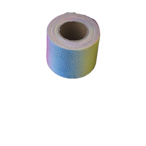 Gurtband Gurtband, 6 cm, 25 Yards, silberfarbenes gepunktetes Regenbogen-Tüllband, Rolle, DIY, handgefertigte Haarspange, Schleife, Kopfschmuck, Hochzeitsfeier, Dusche, Dekor, Stoffzubehör Fur Nylon(P Gurtband Gurtband, 6 cm, 25 Yards, silberfarbenes gepunktetes Regenbogen-Tüllband, Rolle, DIY, handgefertigte Haarspange, Schleife, Kopfschmuck, Hochzeitsfeier, Dusche, Dekor, Stoffzubehör Fur Nylon(P von LOVSSU
