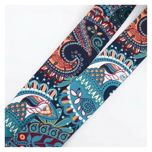 LOVSSU Gurtband Gurtband, 1 Yard, Vintage-Stickerei, Jacquardband, Gurtband for Selbermachen, Kleidung, Taschenzubehör, bestickter Stoff, Zubehör (38 mm/1,5 Zoll) Fur Nylon(11) von LOVSSU
