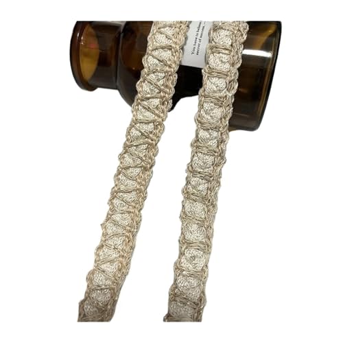 LOVSSU Gurtband Gurtband 1,5 cm breit, klassisches kleines Duftgurtband, grau, apricot, rot, schwarz, farblich passende Taschenmanschetten, verzierte Einfassstreifen, Band Fur Nylon(NO.2-1.5x90cm) von LOVSSU