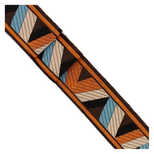 LOVSSU Gurtband Gurtband 1 Meter Kleidung Gurtband HomeTextile Kleidungsstück Nähmaterial Band geometrisches Muster DIY Vorhang Sofa Dekoration Fur Nylon(3.5cm) von LOVSSU