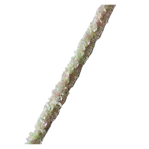 LOVSSU Gurtband Gurtband 2 Yard 2 cm Tweed Fransenbesatz Gemischte Quaste Trimmen Nähzubehör for Kleidungsstück DIY Vintage Trimmen Fur Nylon(Yellow (1.5cm) von LOVSSU