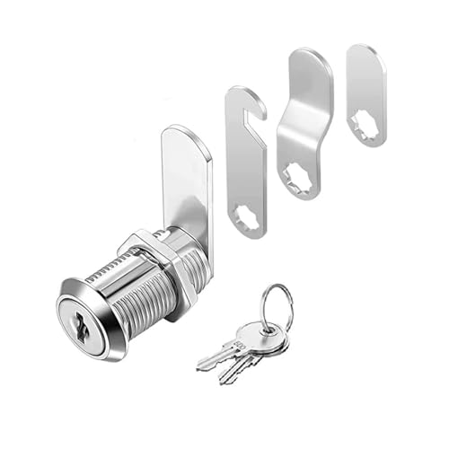 Schubladenschließzylinder 16/30 mm Nockenschloss-Set, Tür, Schrank, Briefkasten, Schublade, Schrank, Schließfach, Zinklegierung, Zylinder-Nockenschloss mit 2 Schlüsseln, Möbelbeschläge Für Aktenschrän Schubladenschließzylinder 16/30 mm Nockenschloss-Set, Tür, Schrank, Briefkasten, Schublade, Schrank, Schließfach, Zinklegierung, Zylinder-Nockenschloss mit 2 Schlüsseln, Möbelbeschläge Für Aktenschrän von LOVSSU